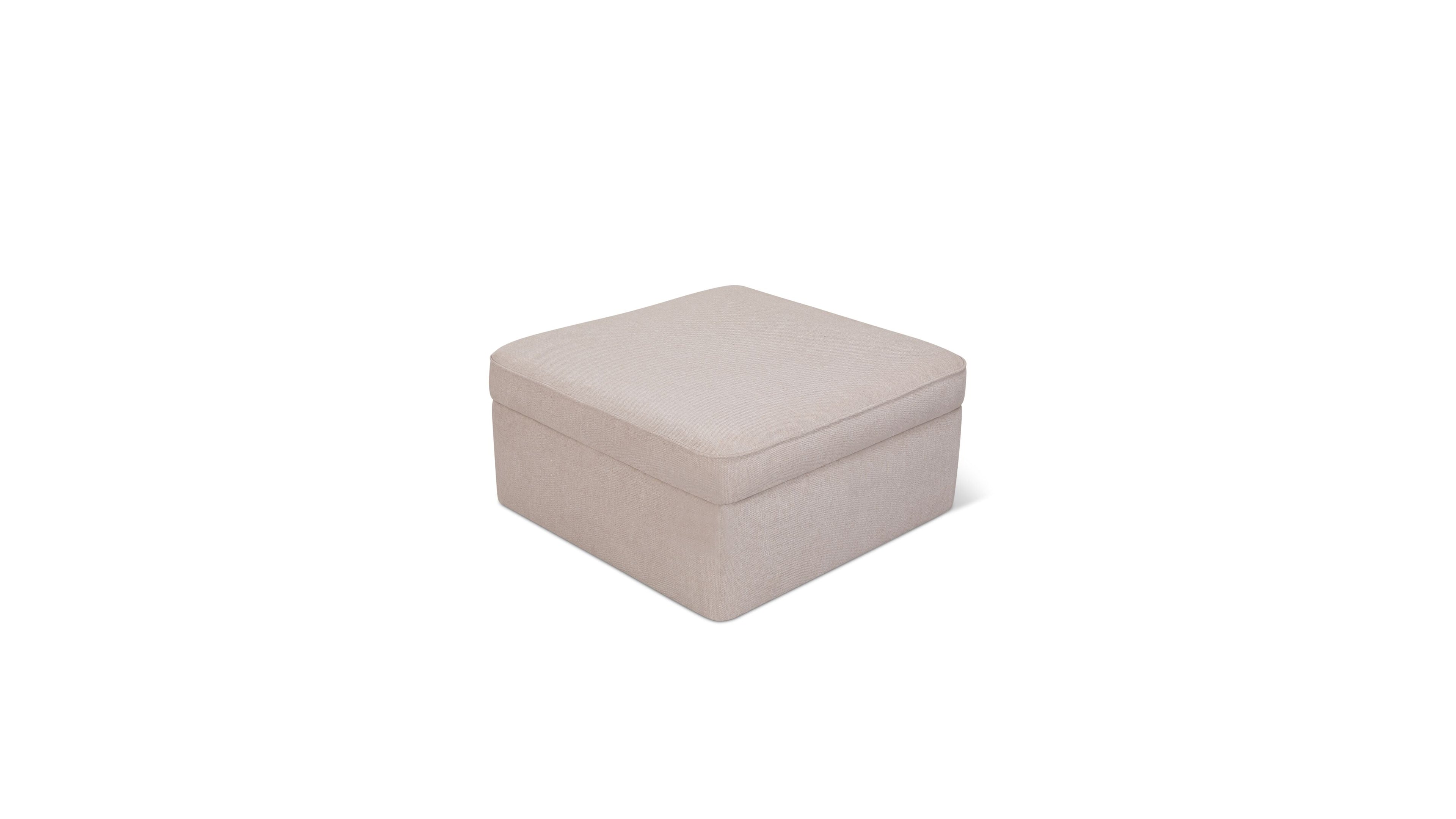 Pouf de rangement Pod, grand, latte