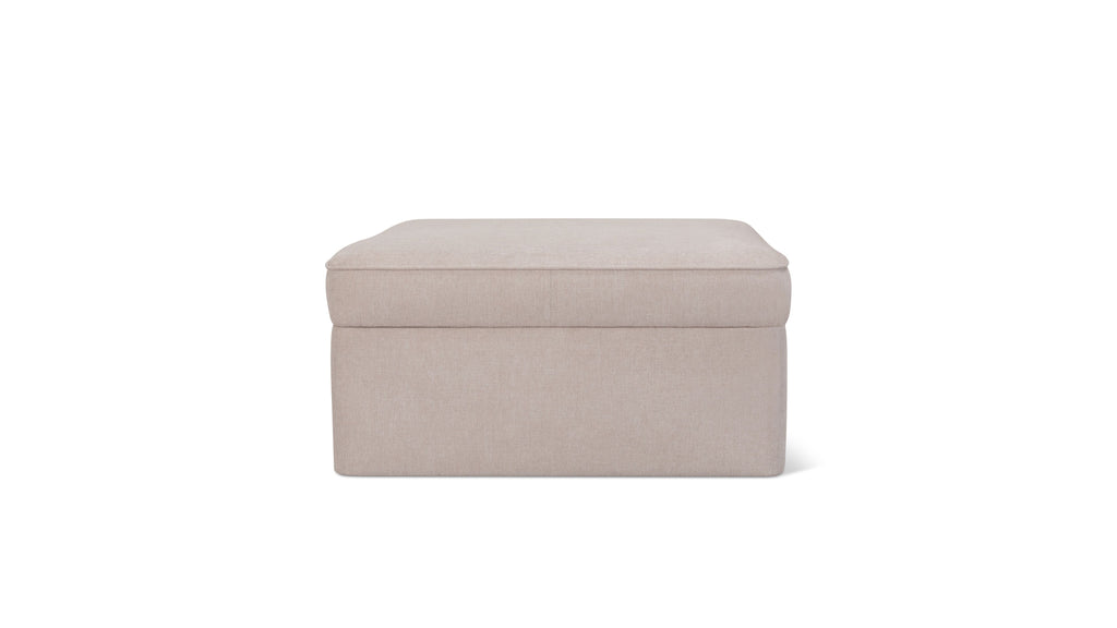 Pouf de rangement Pod, grand, latte