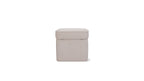 Pouf de rangement pour capsules, petit, couleur latte
