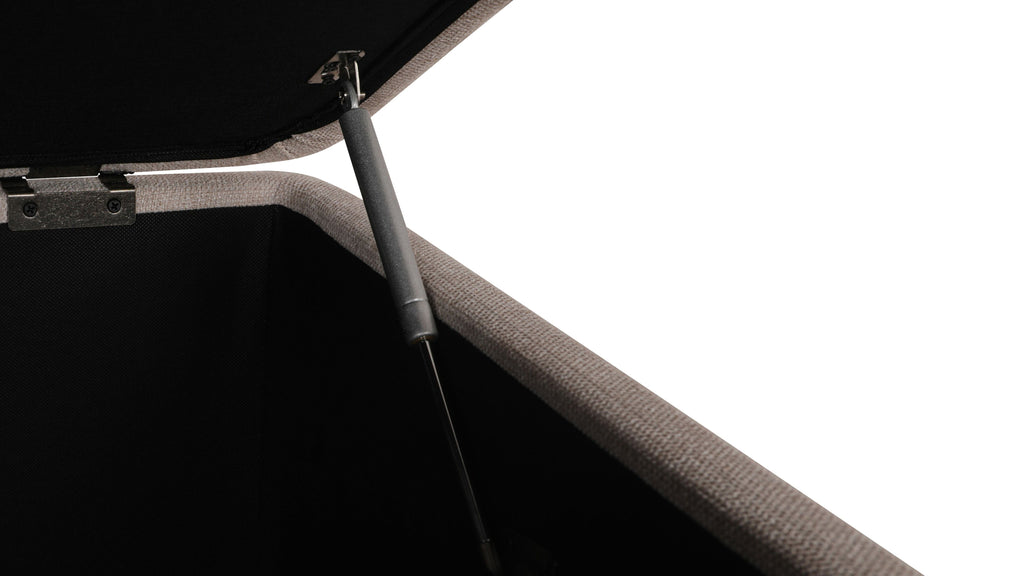 Pouf de rangement pour capsules, petit, couleur latte