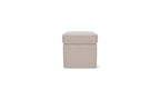 Pouf de rangement pour capsules, petit, couleur latte