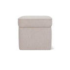 Pouf de rangement pour capsules, petit, couleur latte