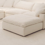 Pouf Movie Night™, grand modèle, lin crème