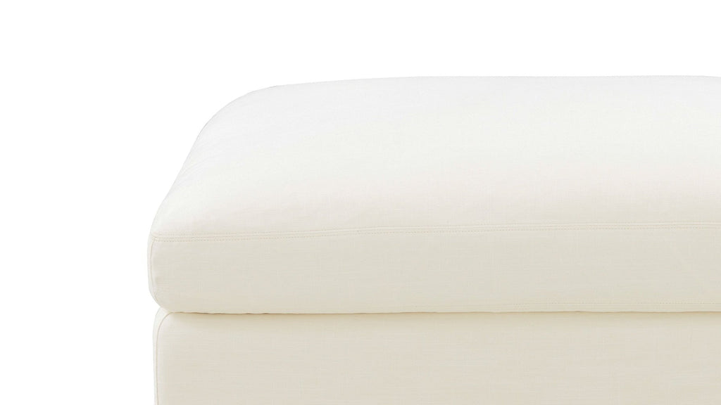 Pouf Get Together™, modèle standard, lin crème