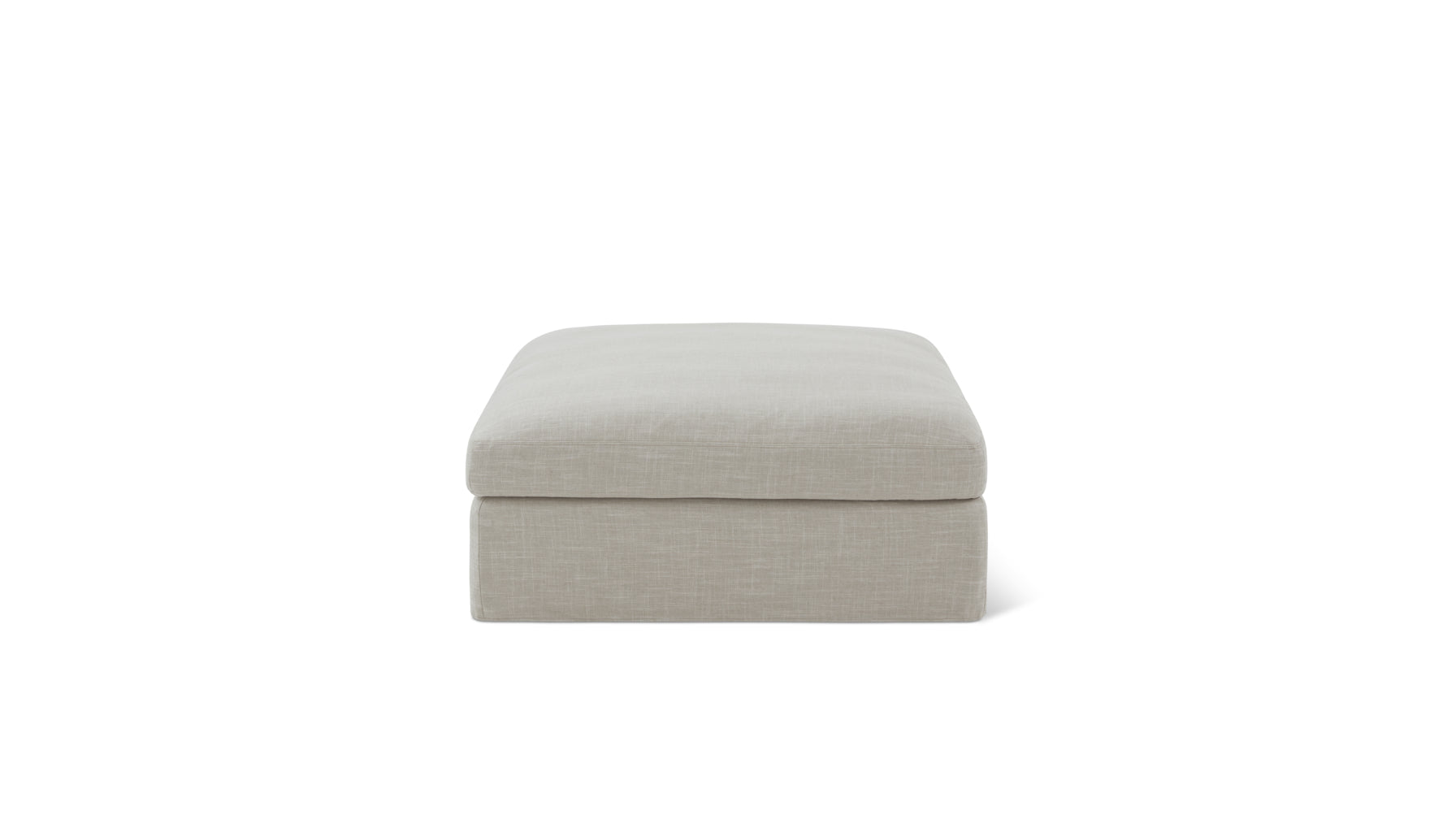 Pouf Get Together™, grand modèle, couleur galets clairs