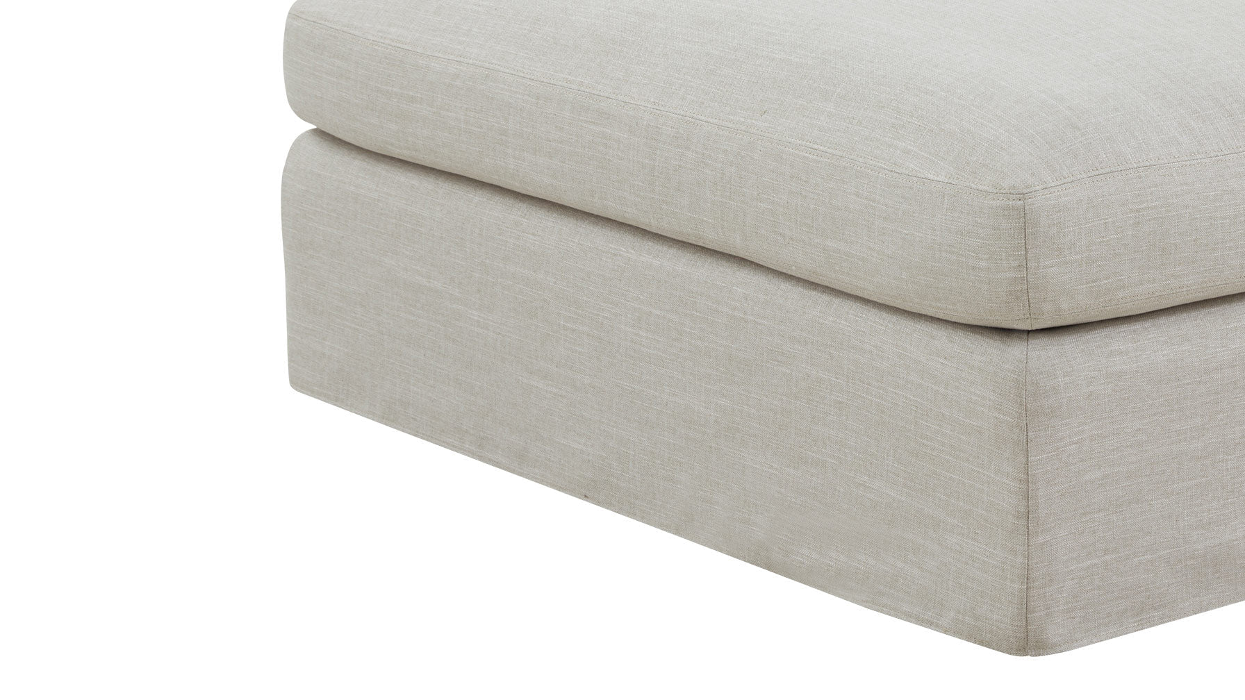 Pouf Get Together™, grand modèle, couleur galets clairs