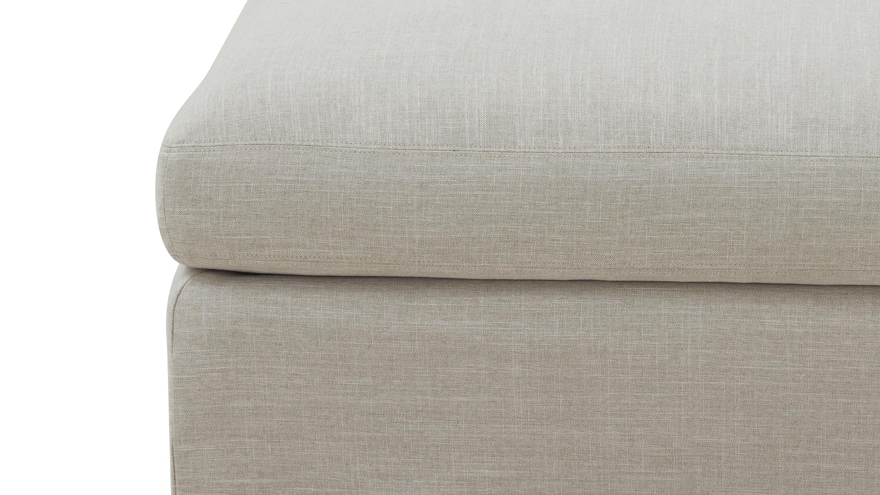 Pouf Get Together™, grand modèle, couleur galets clairs