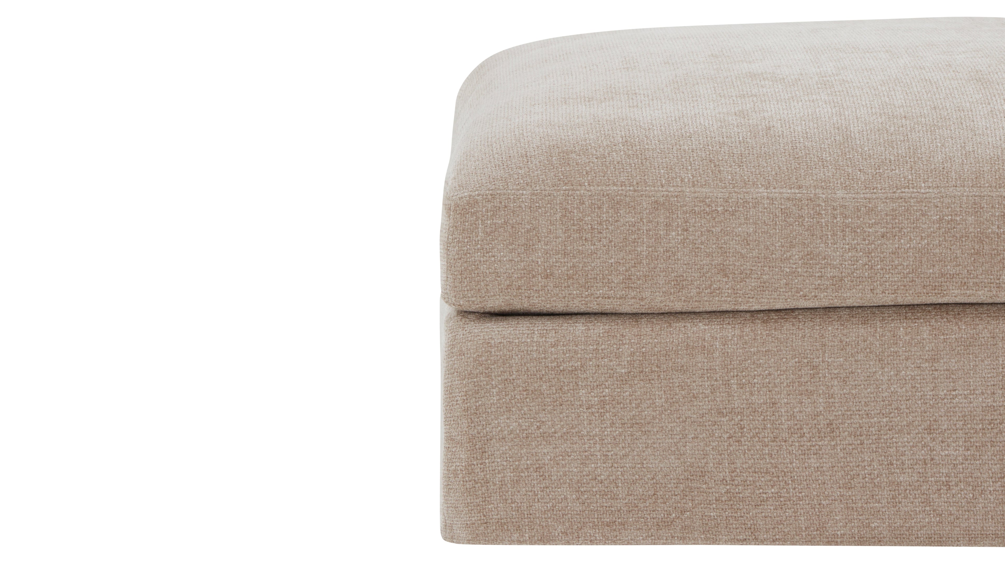 Pouf Get Together™, grand modèle, couleur champagne
