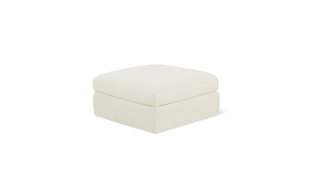 Pouf Get Together™, modèle standard, lin crème