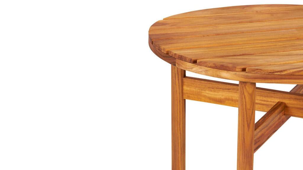 Table basse d'extérieur Table Talk, petite, en teck