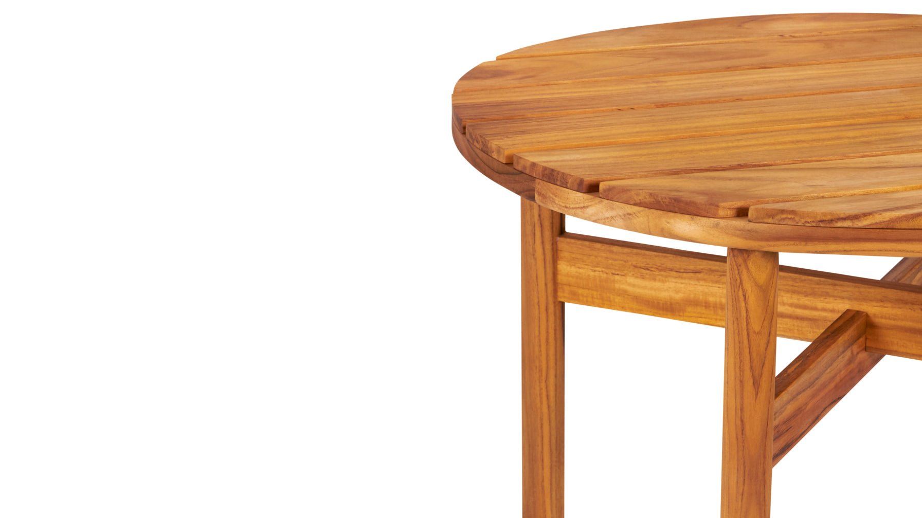 Table basse d'extérieur Table Talk, petite, en teck