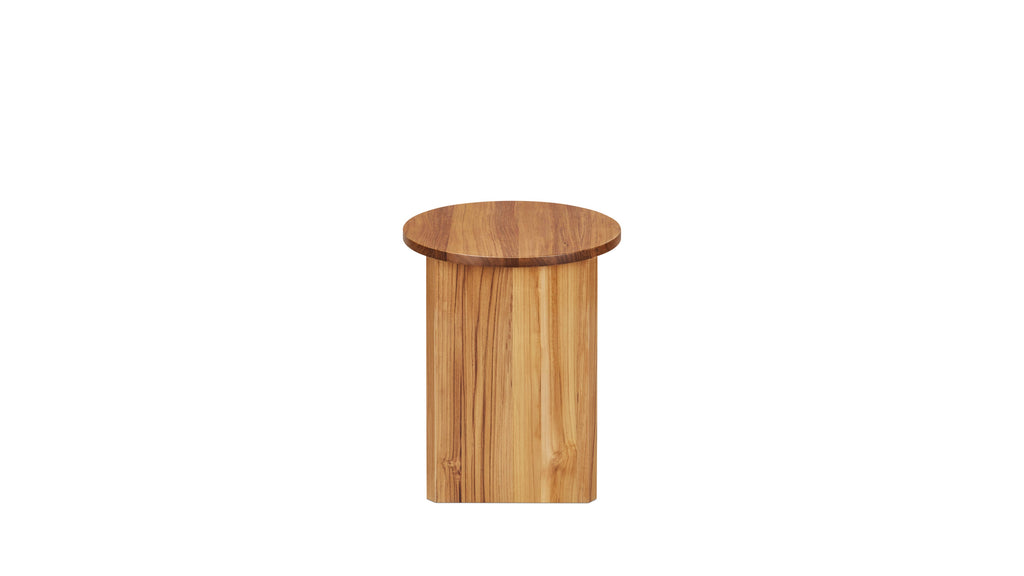 Tabouret de campagne, teck