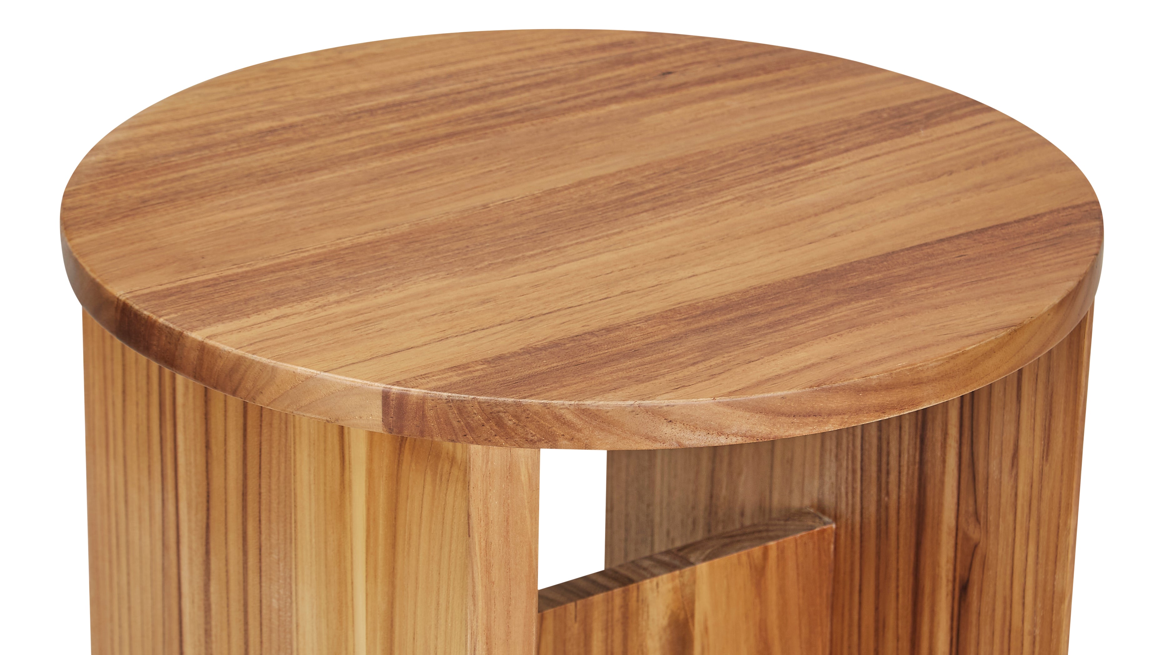 Tabouret de campagne, teck