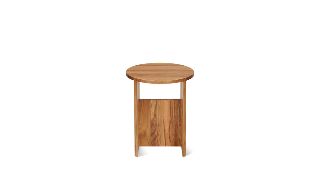 Tabouret de campagne, teck