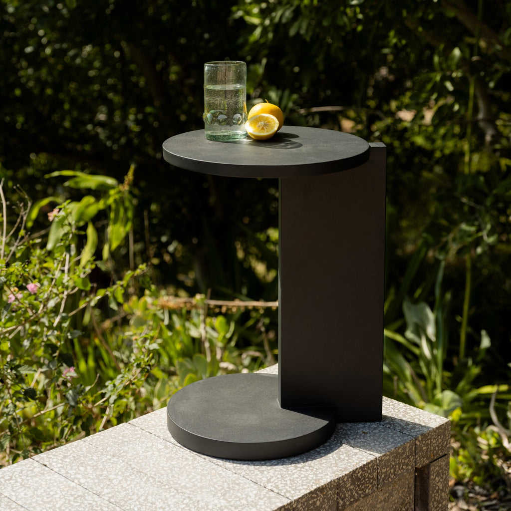 Table d'extérieur By Your Side, métal noir