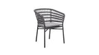 Chaises de jardin Take It Easy (lot de deux), couleur granit