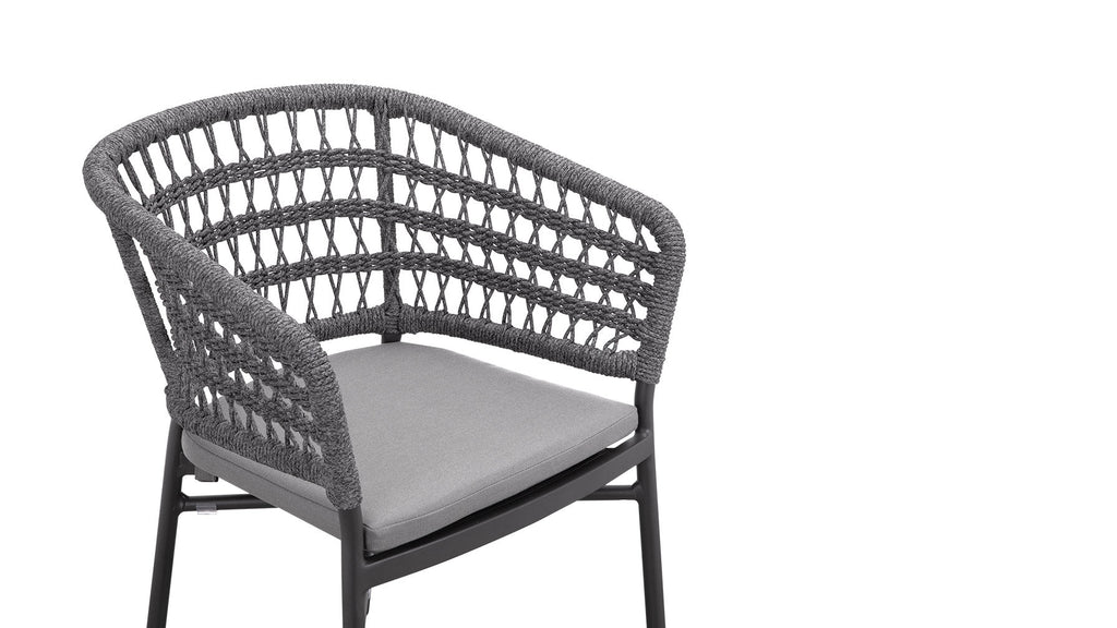 Chaises de jardin Take It Easy (lot de deux), couleur granit