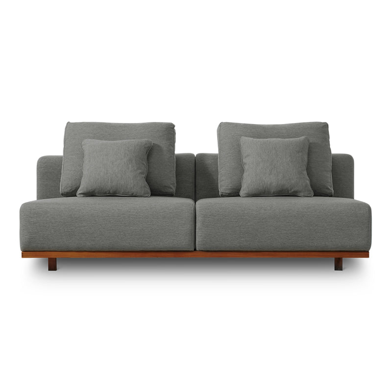 Canapé d'extérieur Sunny Days, 2 places, couleur poivre