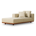 Chaise longue d'extérieur Sunny Days, orientée à gauche, couleur sable