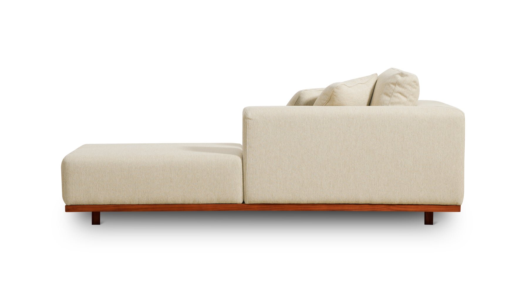 Chaise longue d'extérieur Sunny Days, orientée à droite, couleur sable