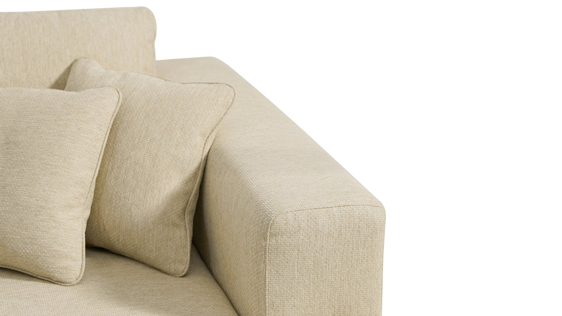 Chaise longue d'extérieur Sunny Days, orientée à droite, couleur sable