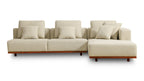 Canapé d'angle d'extérieur Sunny Days, orientation droite, couleur sable