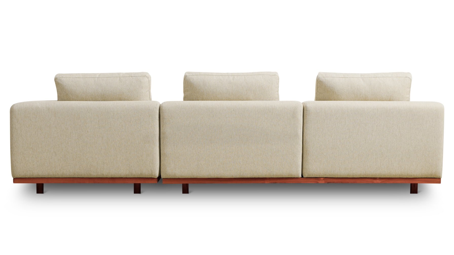 Canapé d'angle d'extérieur Sunny Days, orientation droite, couleur sable