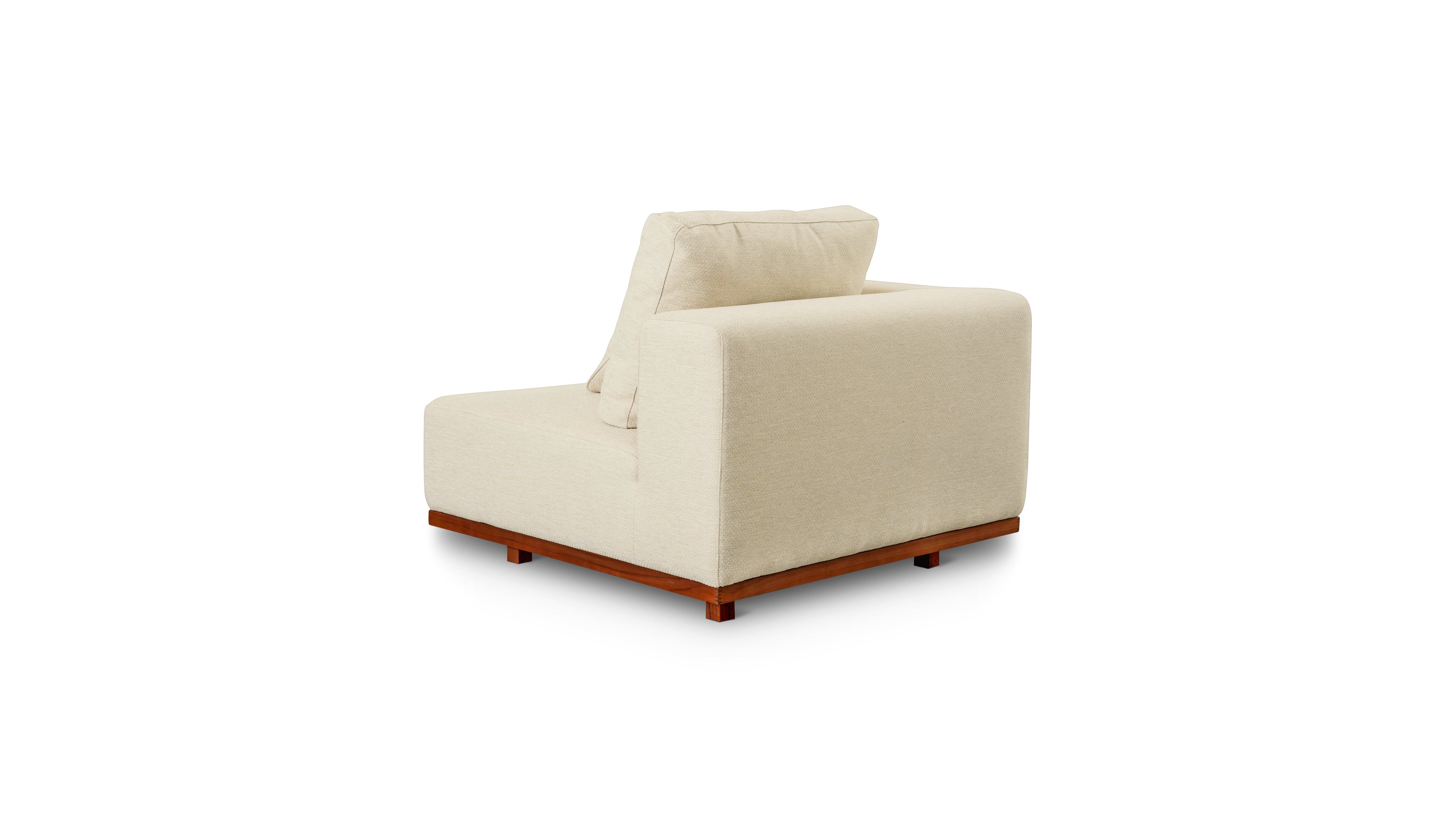 Fauteuil d'angle d'extérieur Sunny Days, couleur sable