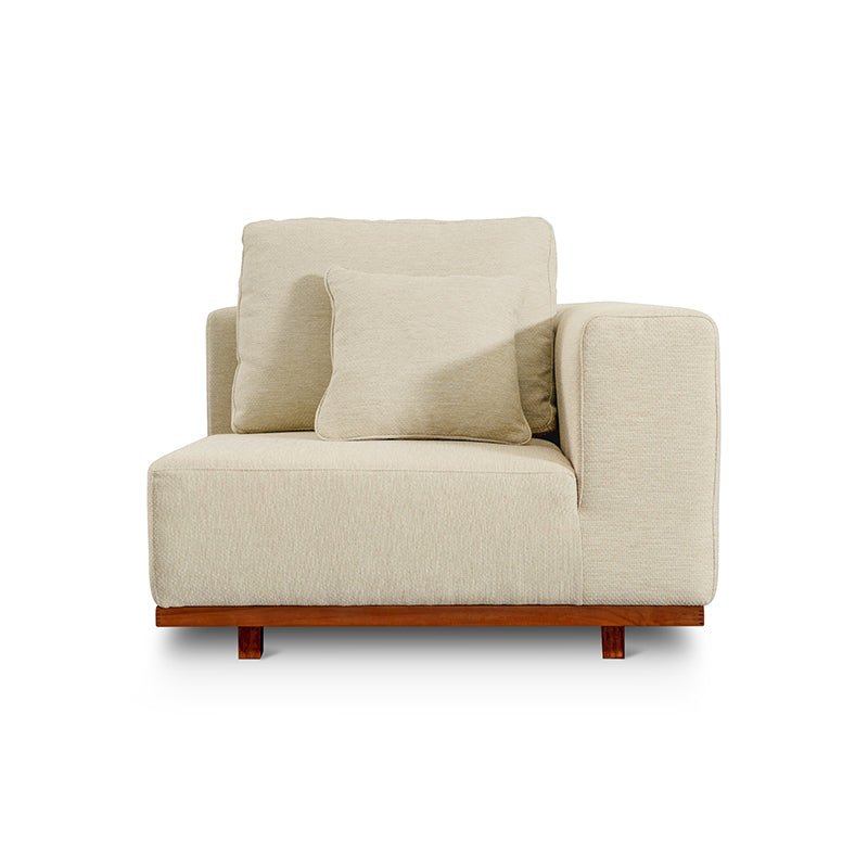 Fauteuil d'angle d'extérieur Sunny Days, couleur sable