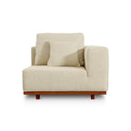 Fauteuil d'angle d'extérieur Sunny Days, couleur sable