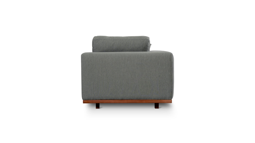 Fauteuil d'angle d'extérieur Sunny Days, couleur poivre