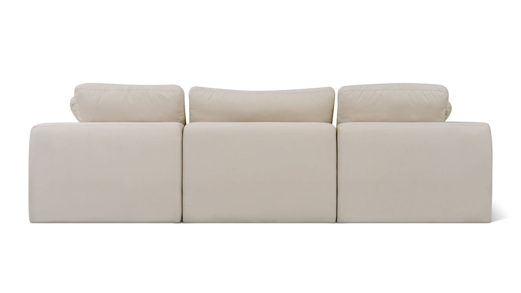 Canapé d'extérieur modulable 3 pièces Movie Night™, standard, ivoire