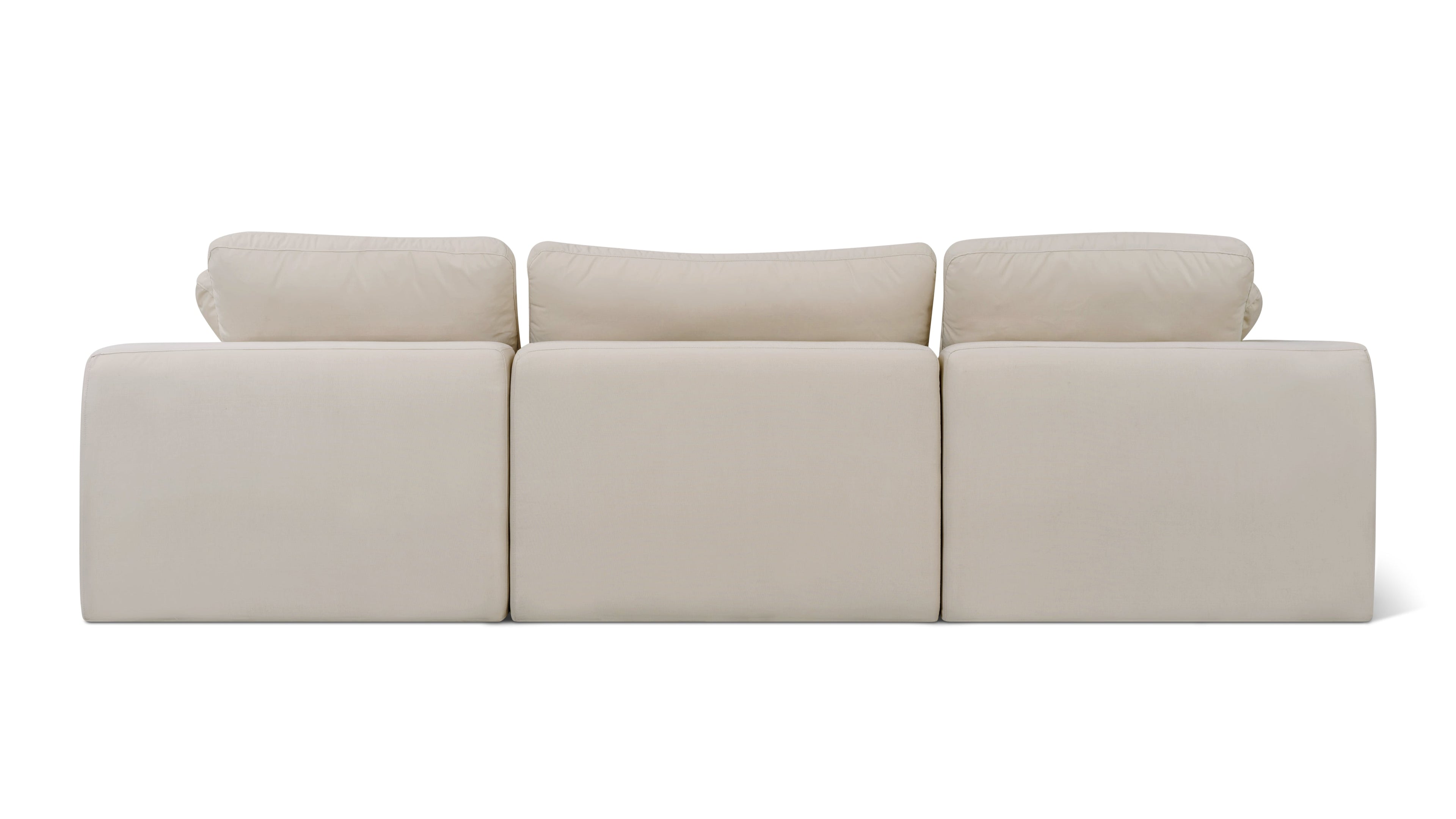 Canapé d'extérieur modulable 3 pièces Movie Night™, standard, ivoire