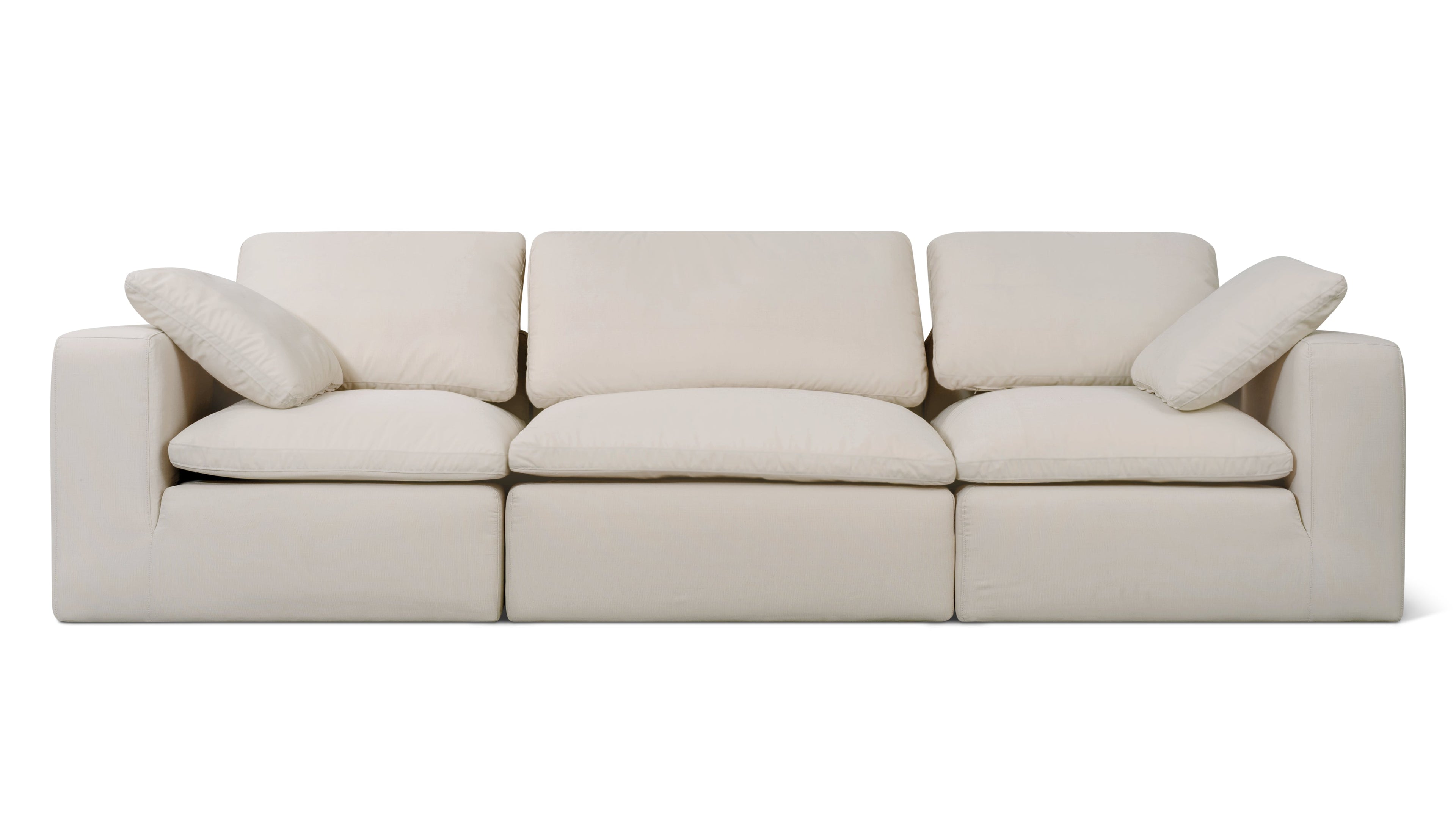 Canapé d'extérieur modulable 3 pièces Movie Night™, standard, ivoire