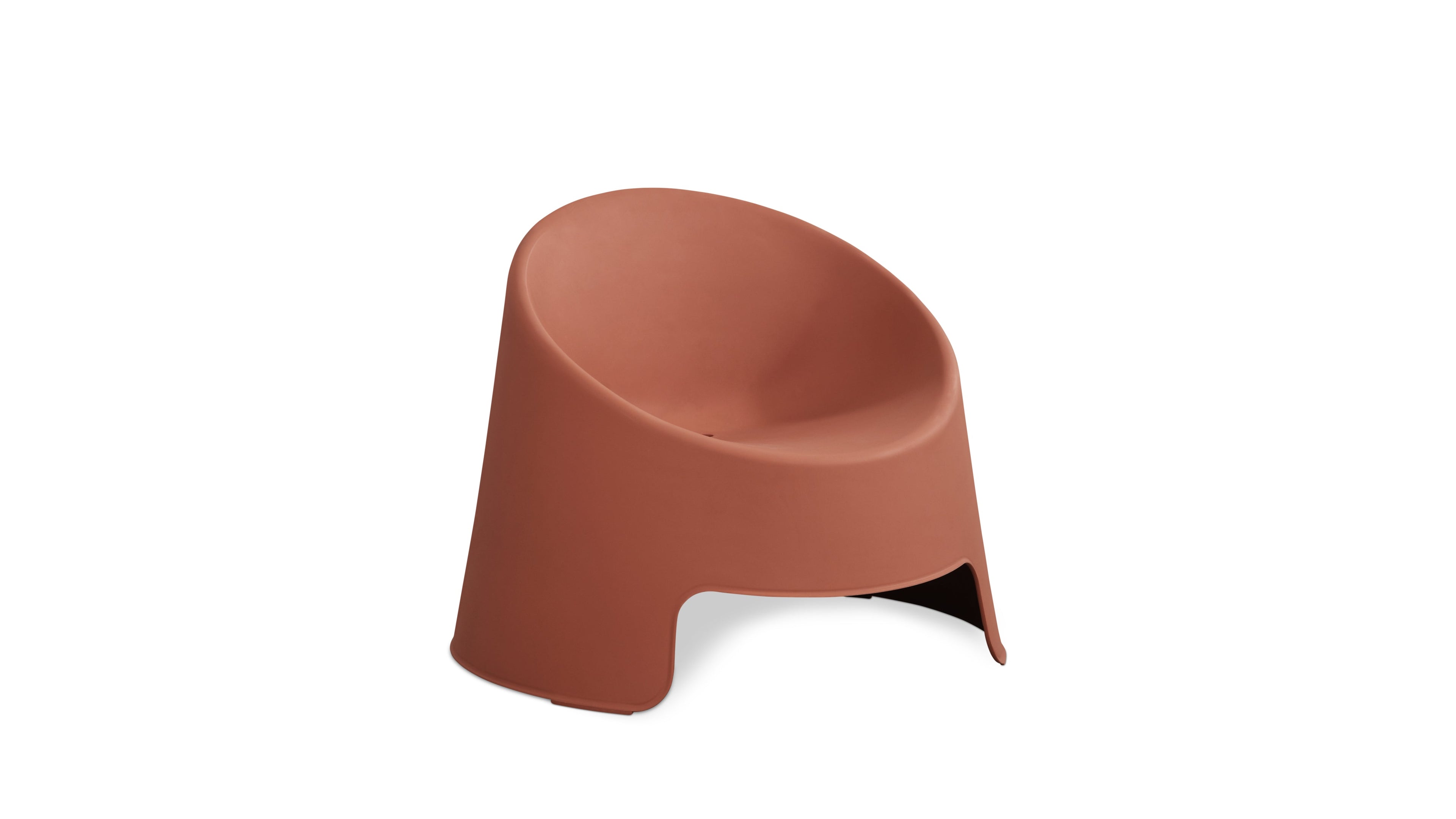 Ensemble de quatre chaises longues d'extérieur Inner Circle couleur cannelle