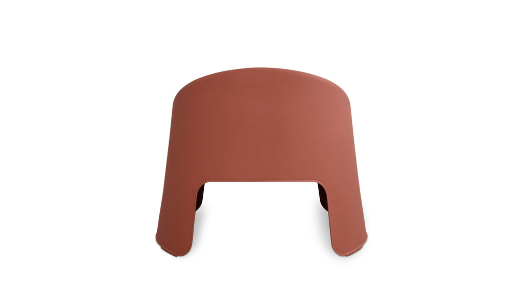 Ensemble de quatre chaises longues d'extérieur Inner Circle couleur cannelle