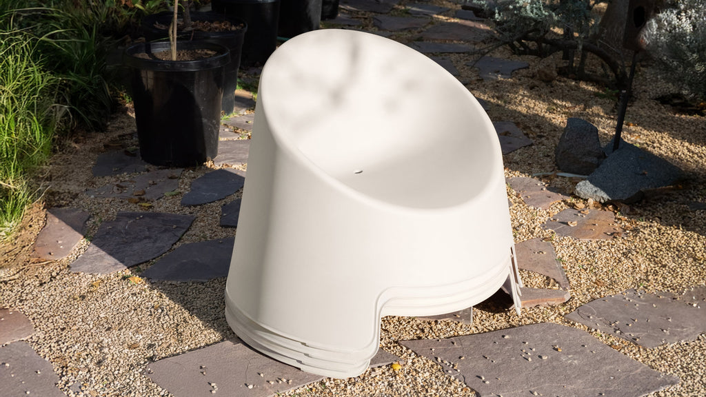 Ensemble de quatre chaises longues d'extérieur Inner Circle Moon