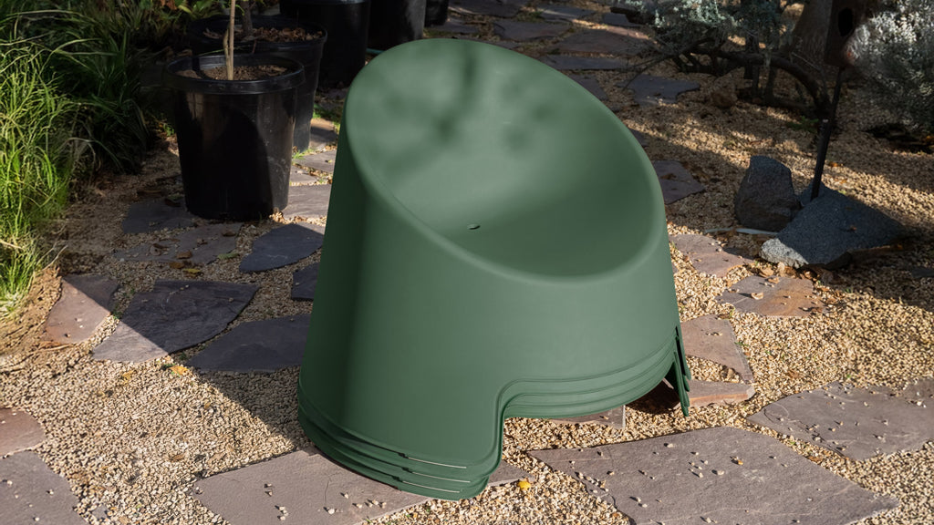 Ensemble de quatre chaises longues d'extérieur Inner Circle Fern