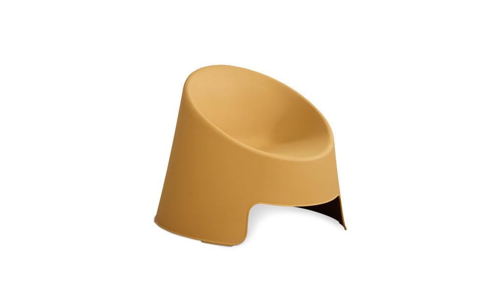 Ensemble de quatre chaises longues d'extérieur Inner Circle citron