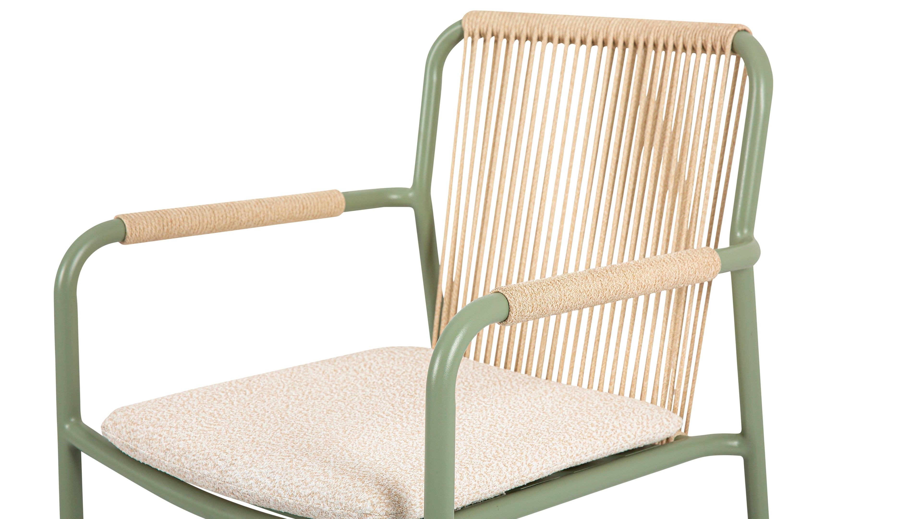 Chaises de salle à manger d'extérieur On Deck (lot de deux), sauge