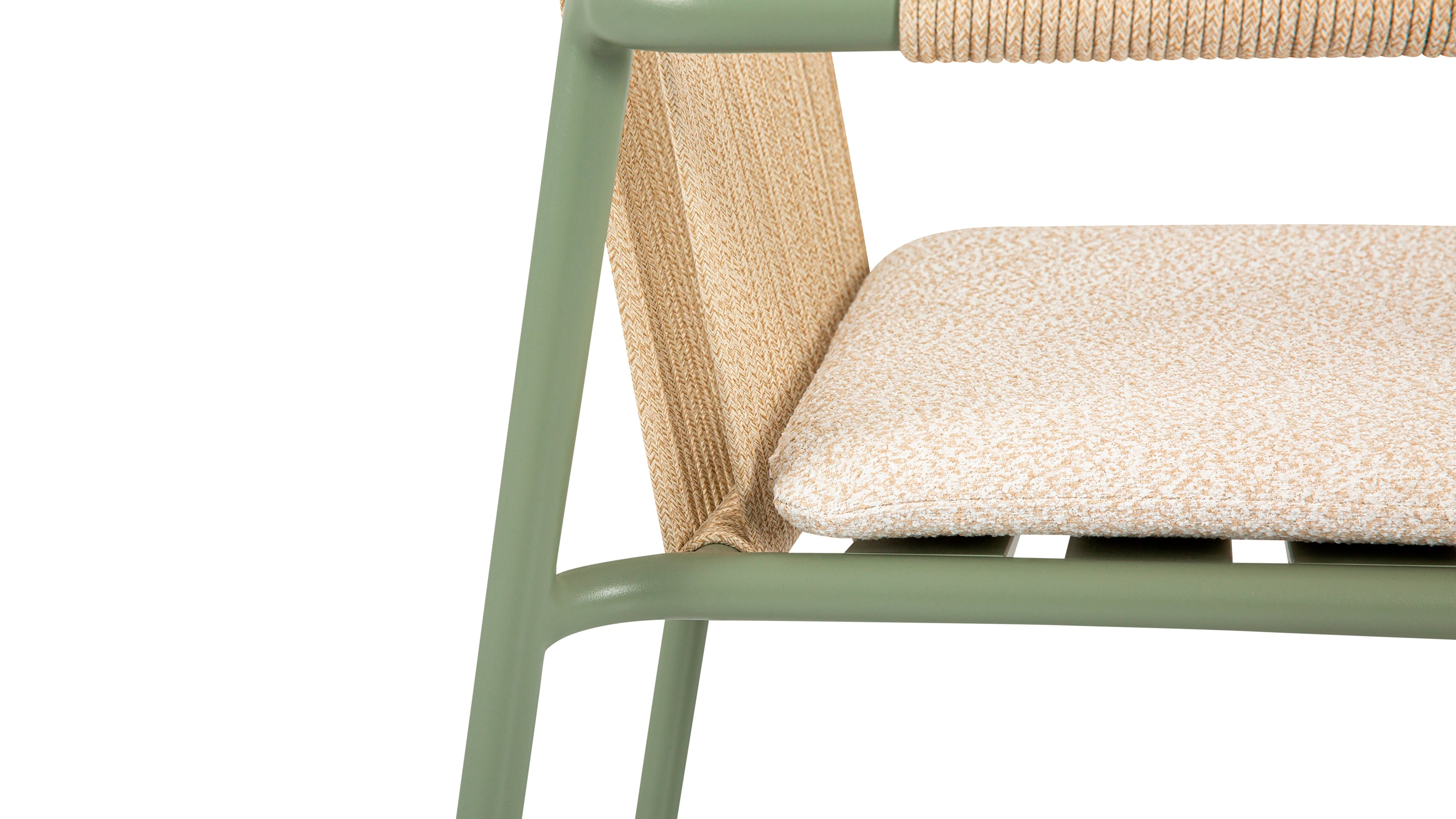 Chaises de salle à manger d'extérieur On Deck (lot de deux), sauge