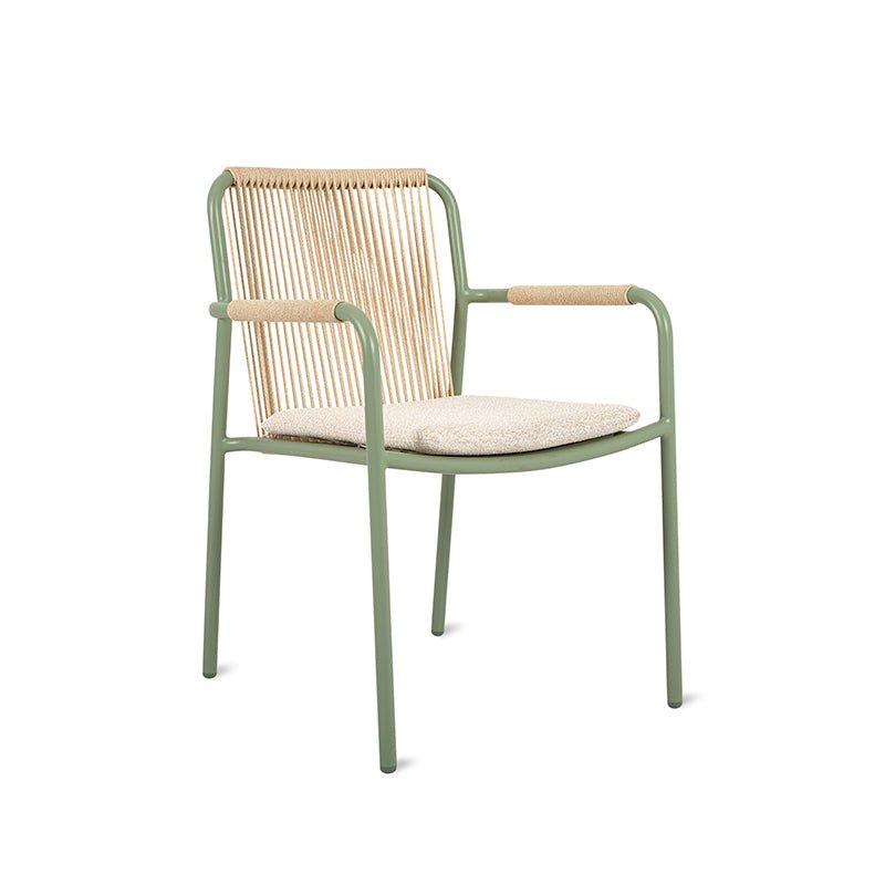 Chaises de salle à manger d'extérieur On Deck (lot de deux), sauge