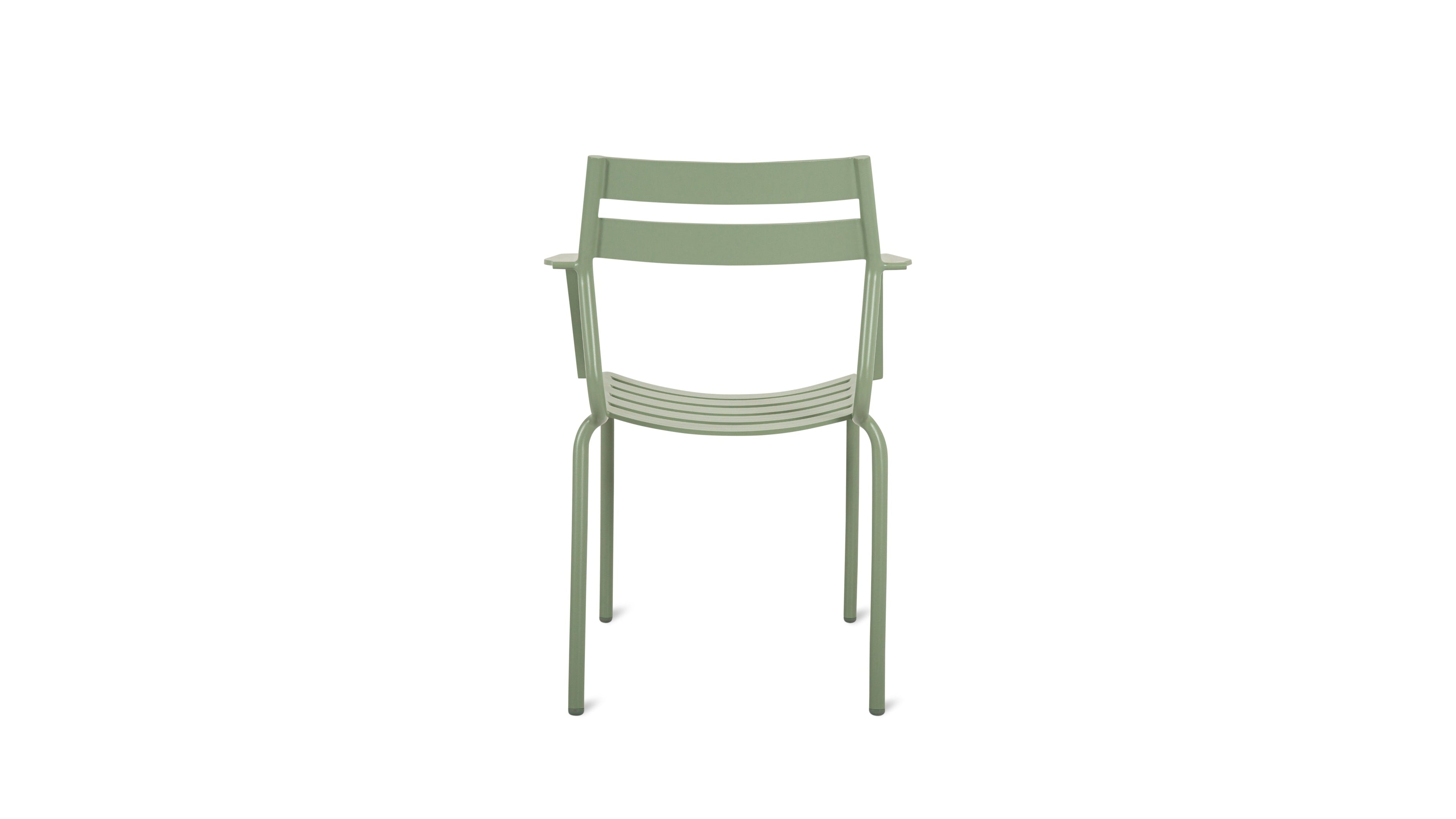 Chaises de jardin pour repas d'extérieur (lot de deux), sauge