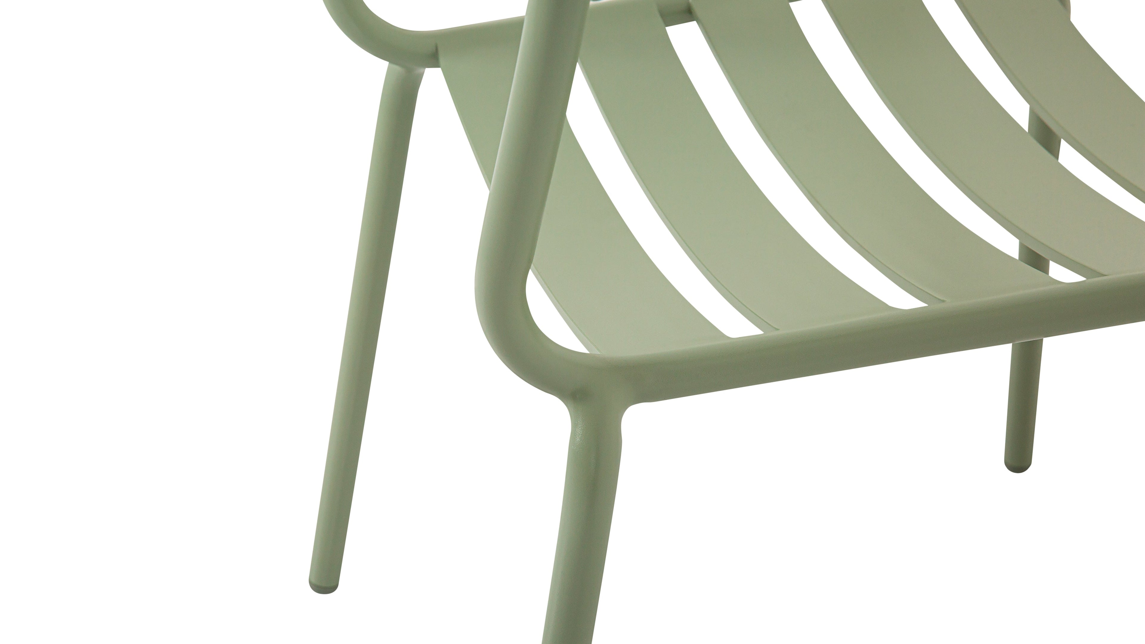 Chaises de jardin pour repas d'extérieur (lot de deux), sauge