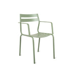 Chaises de jardin pour repas d'extérieur (lot de deux), sauge