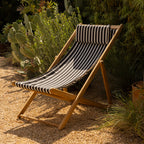 Fauteuil de jardin Settle In, grand modèle, sable noir