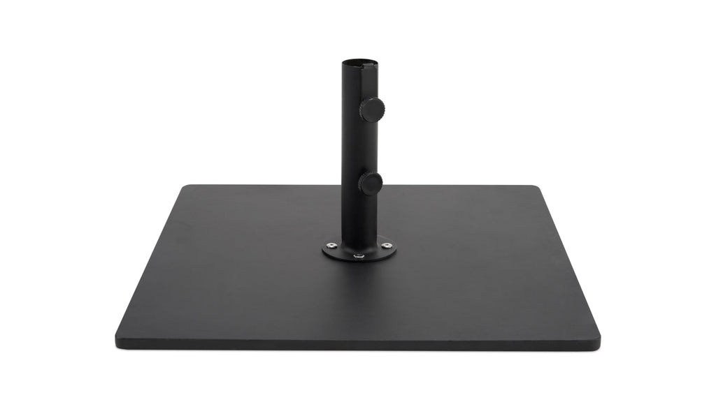 Pied de parasol Capri Outdoor, acier gris