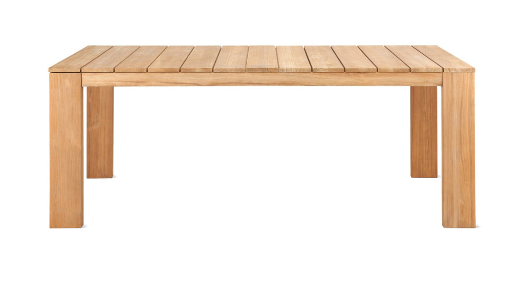 Table de salle à manger extensible d'extérieur Make Room, 6 à 10 couverts, en teck