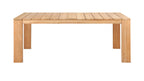 Table de salle à manger extensible d'extérieur Make Room, 6 à 10 couverts, en teck