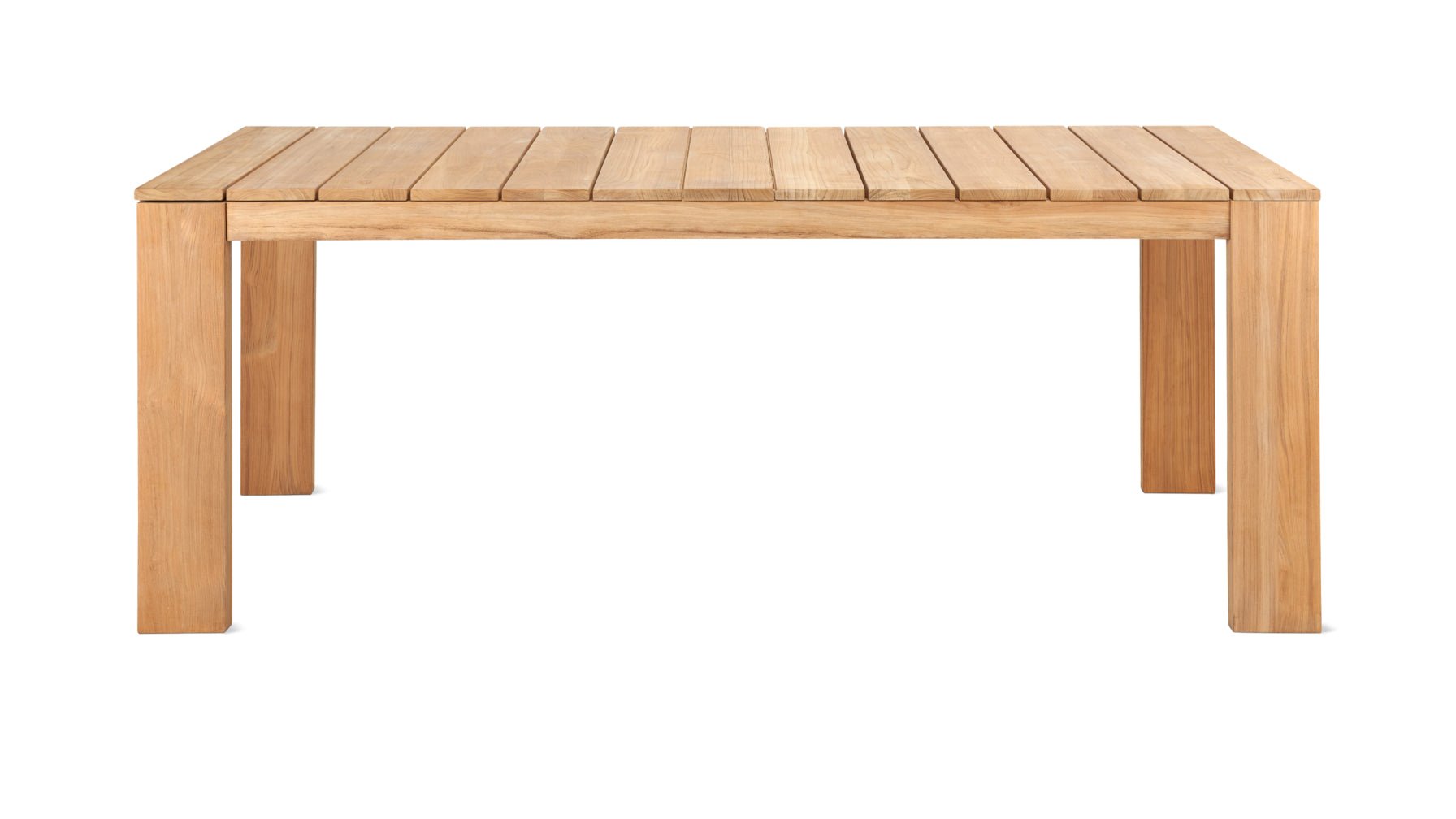 Table de salle à manger extensible d'extérieur Make Room, 6 à 10 couverts, en teck